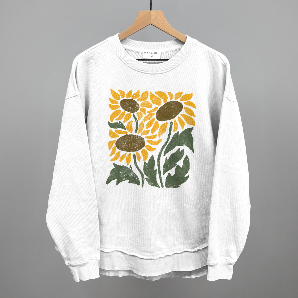 Abstract Sunflowers Ivy + Cloth