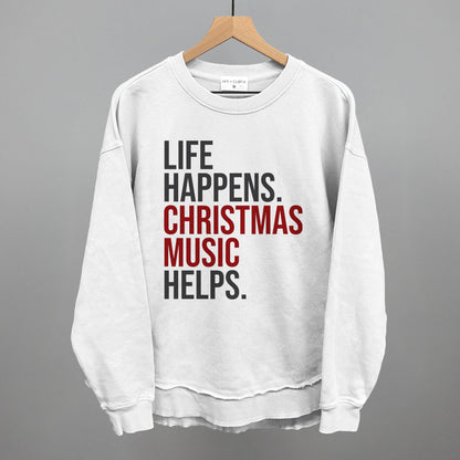 Life Happens Christmas Music Helps Ivy + Cloth