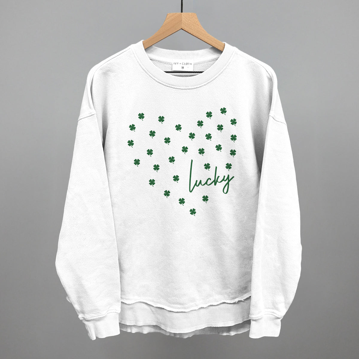 Lucky (Heart Shamrocks) Ivy + Cloth