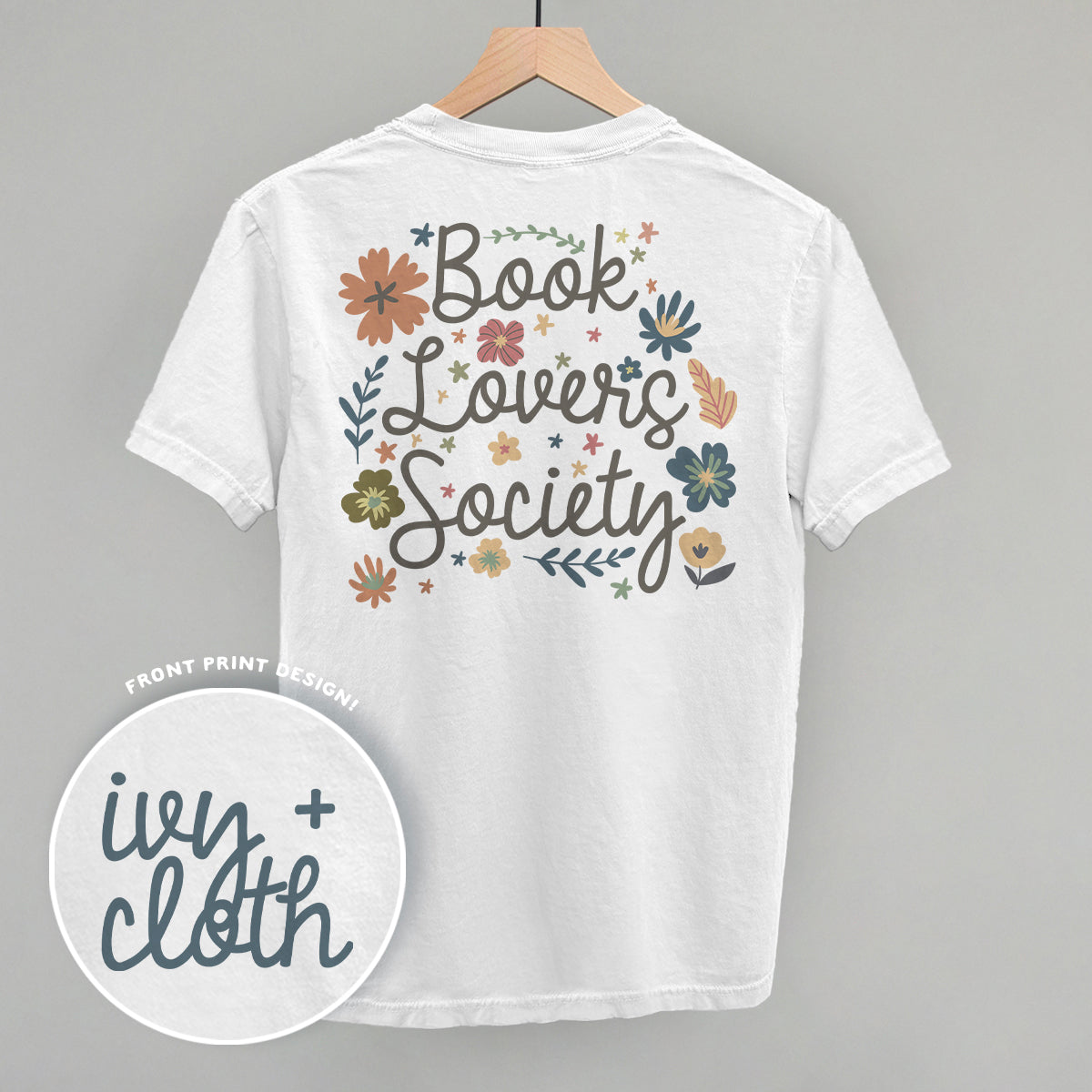 Book Lovers Society (Back Print) Ivy + Cloth