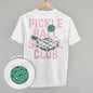 Pickleball Social Club Pink & Green (Back Print) Ivy + Cloth