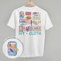 Colorful Sardine Doodles (Back Print) Ivy + Cloth