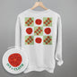 Tomato Grid Doodles (Back Print) Ivy + Cloth