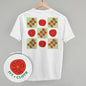 Tomato Grid Doodles (Back Print) Ivy + Cloth