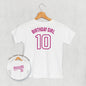Birthday Girl Varsity #10 (Kids Back Print) Ivy + Cloth