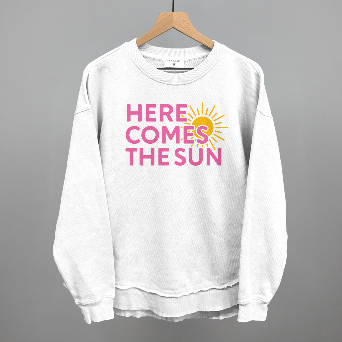 Here Comes The Sun Pink Ivy + Cloth