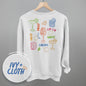 Cheers Cocktail Doodles (Back Print) Ivy + Cloth