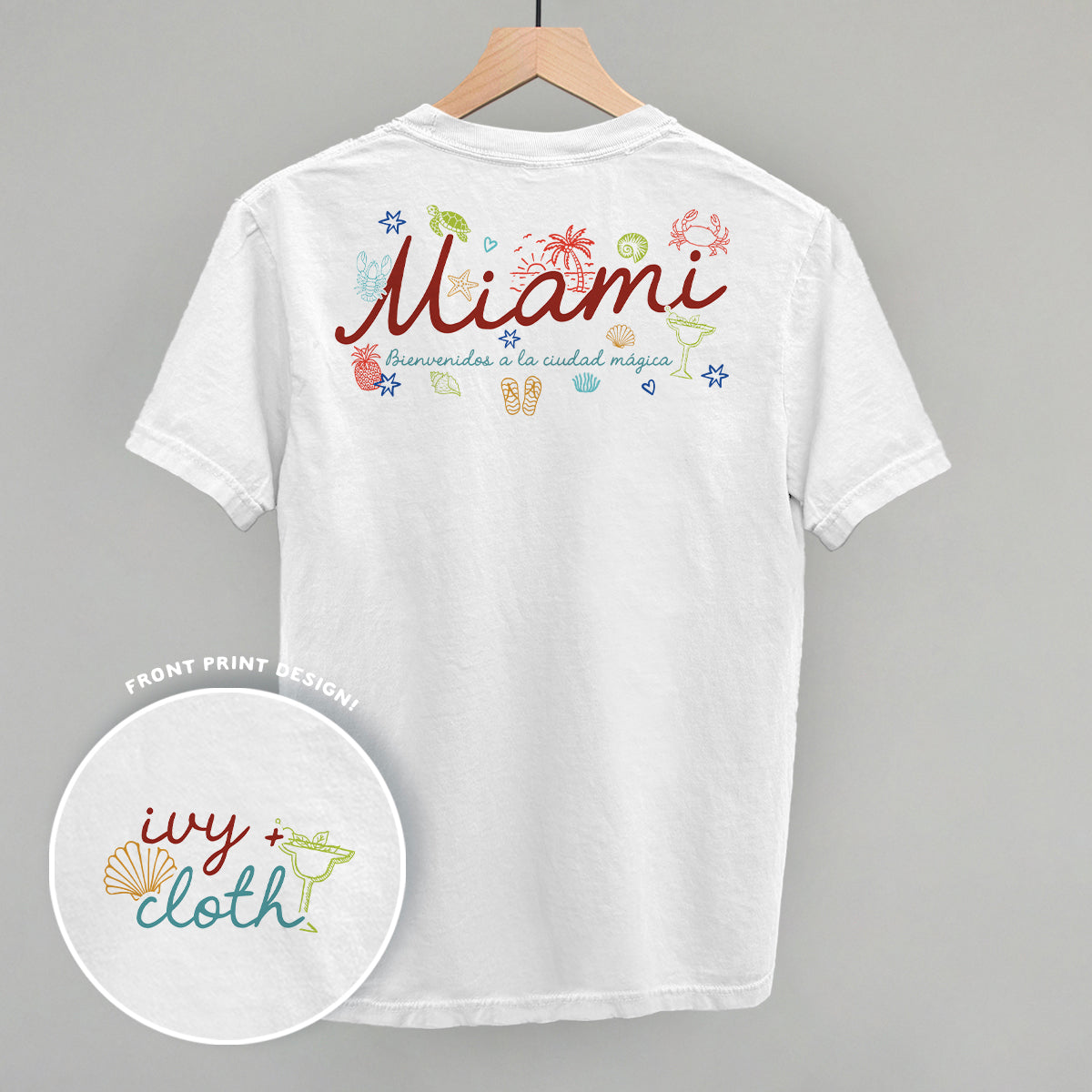 Miami Doodles (Back Print) Ivy + Cloth