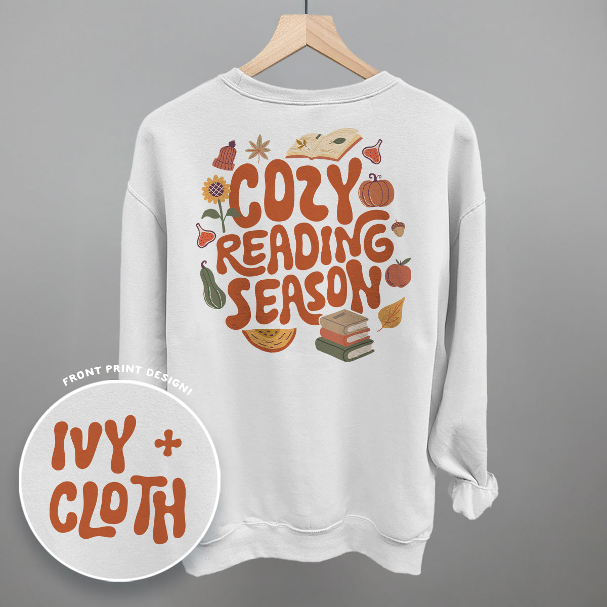 Cozy Reading Season (Back Print) Ivy + Cloth