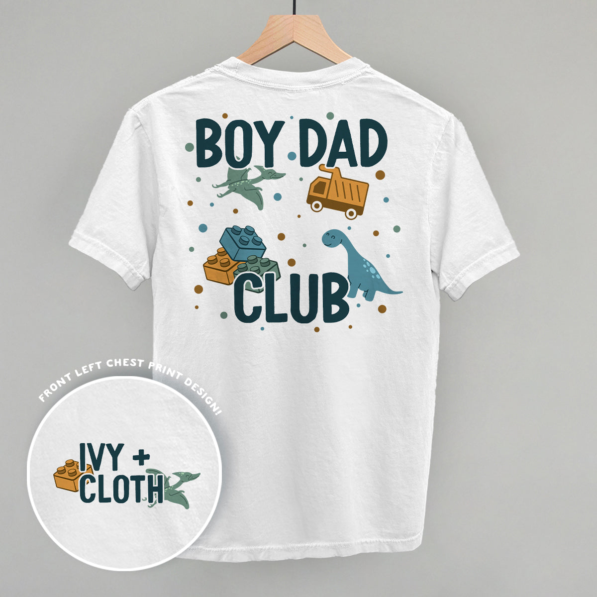 Boy Dad Club Doodles (Back Print) Ivy + Cloth