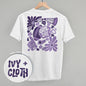 Floral Game Day Purple (Back Print) Ivy + Cloth