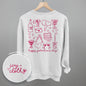 Galentine's Pink Doodles (Back Print) Ivy + Cloth