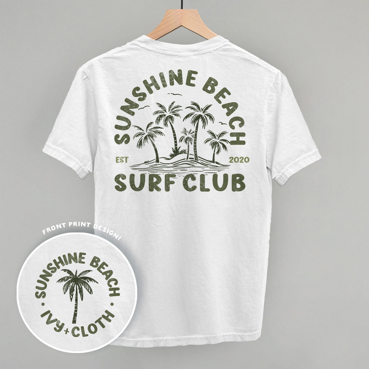 Sunshine Beach Surf Club (Back Print) Ivy + Cloth