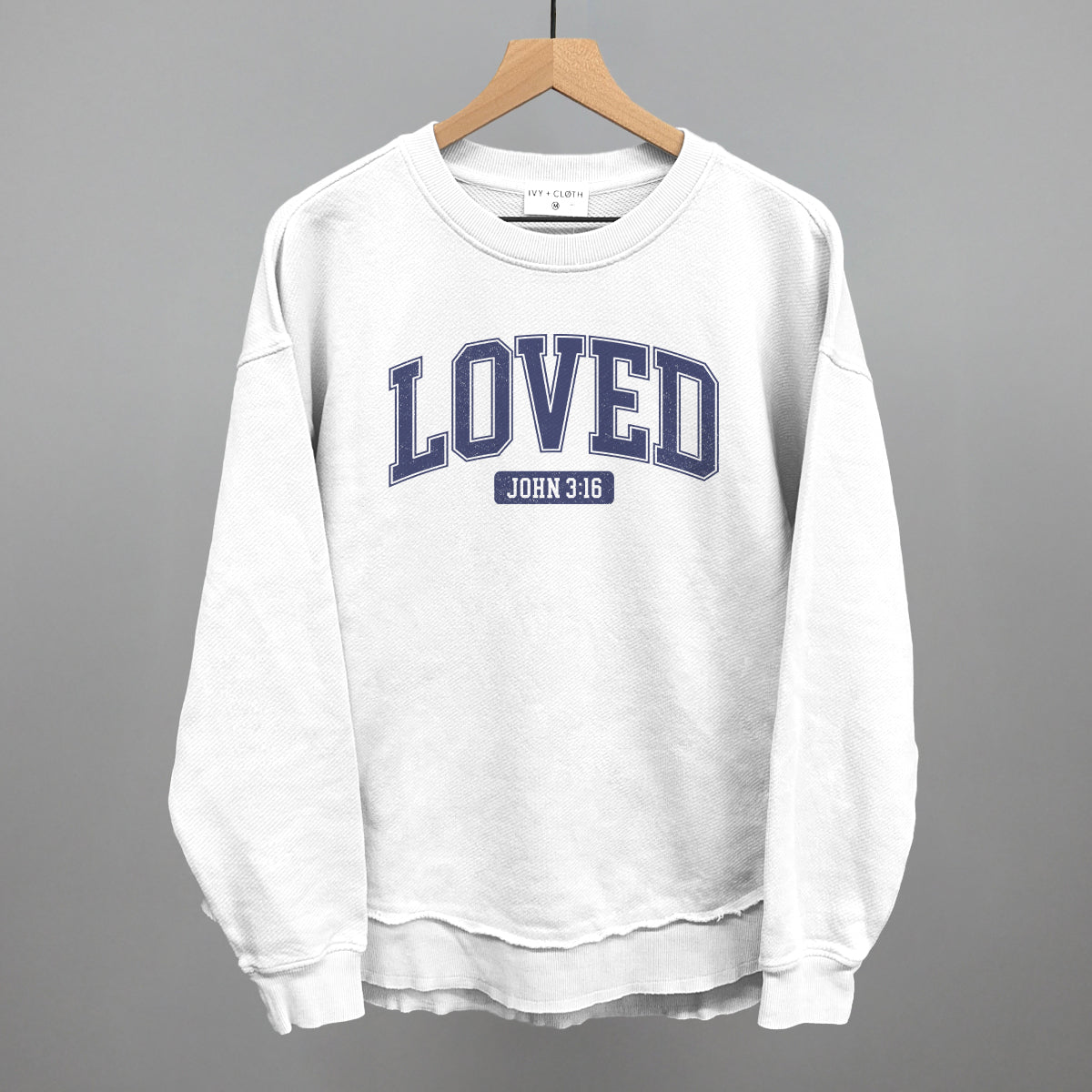 Loved John 3:16 (Navy) Ivy + Cloth