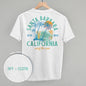 Santa Barbara, CA Surf The Sun (Back Print) Ivy + Cloth