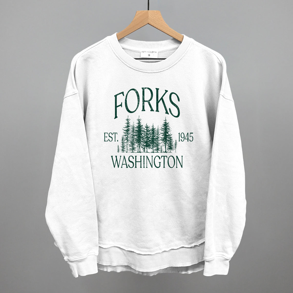 Forks, WA Est 1945 Ivy + Cloth