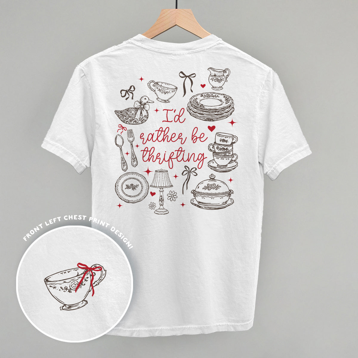 I'd Rather Be Thrifting Doodles (Back Print) Ivy + Cloth