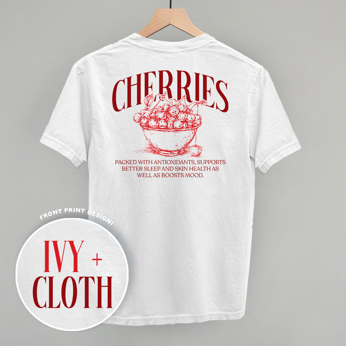 Cherry Wellness (Back Print) Ivy + Cloth