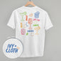 Cheers Cocktail Doodles (Back Print) Ivy + Cloth