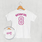 Birthday Girl Varsity #8 (Kids Back Print) Ivy + Cloth
