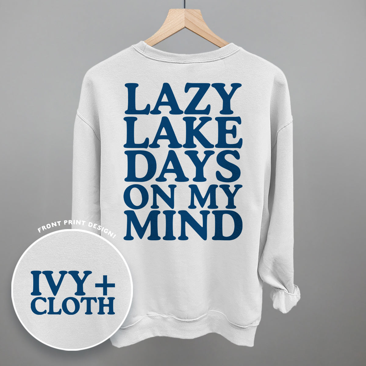 Lazy Lake Days (Back Print) Ivy + Cloth