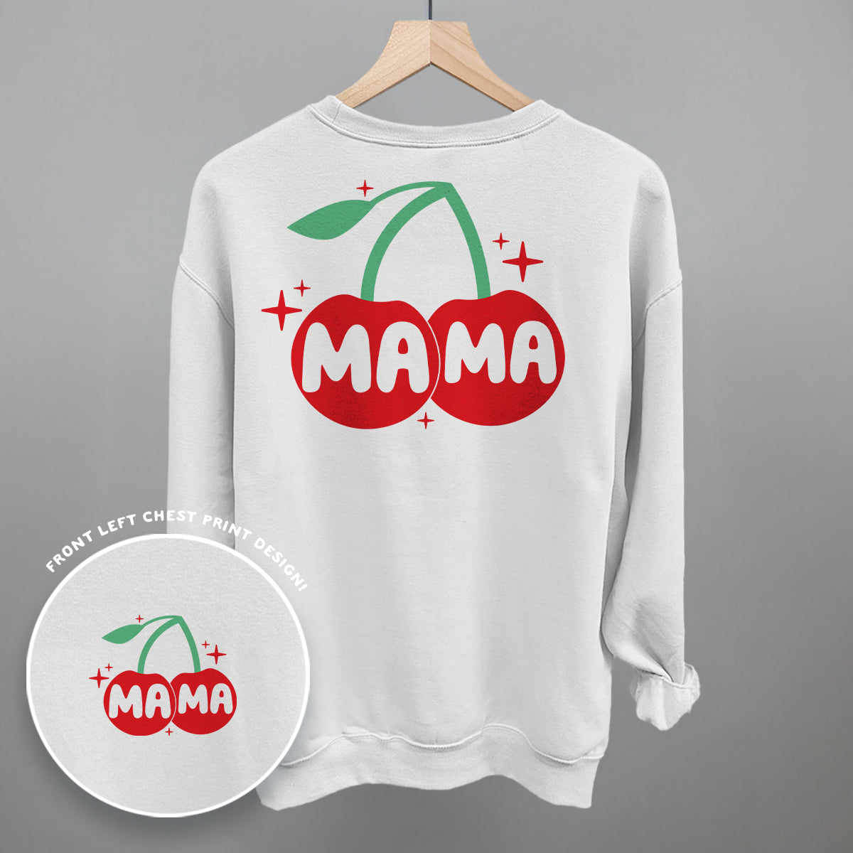 Mama Cherries + Sparkles (Back Print) Ivy + Cloth