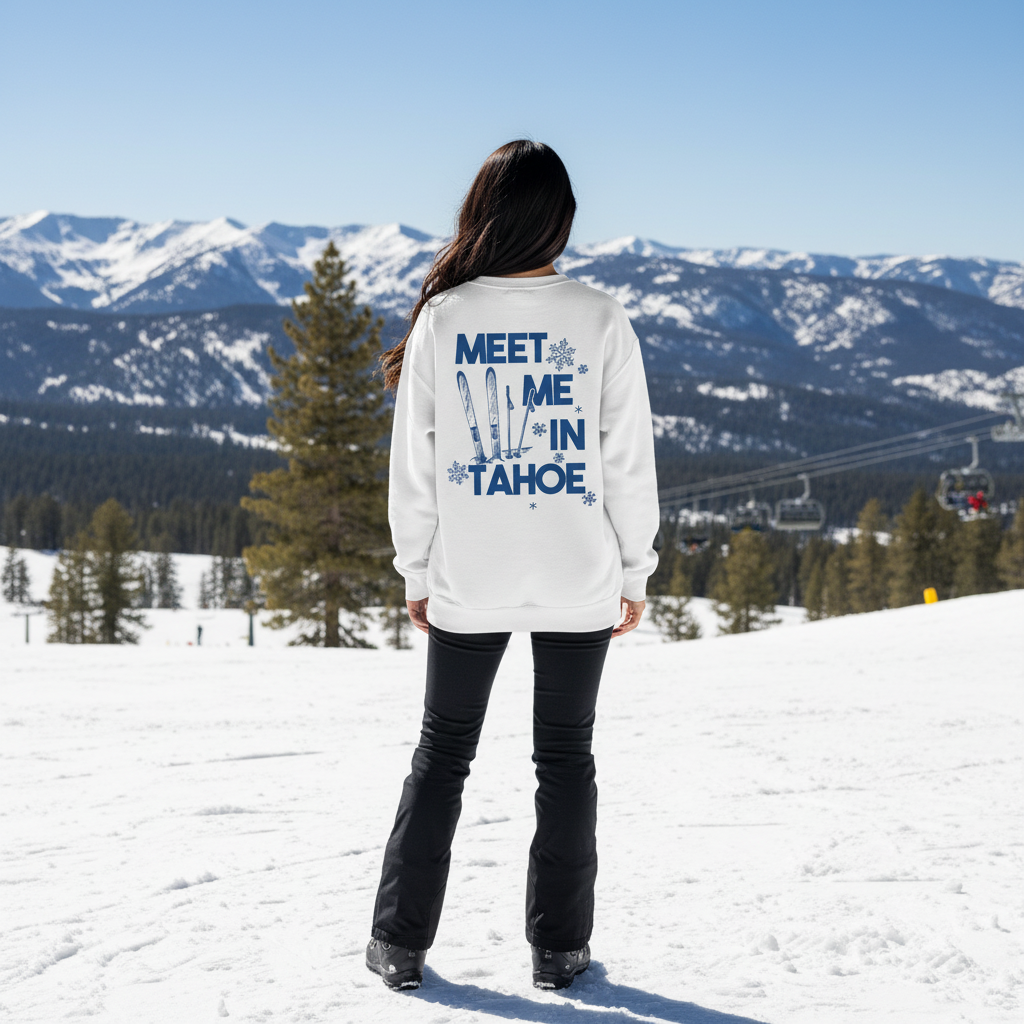 Meet Me In Tahoe (Back Print) Ivy + Cloth