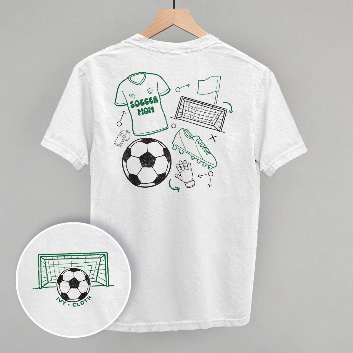 Soccer Mom Doodle (Back Print) Ivy + Cloth