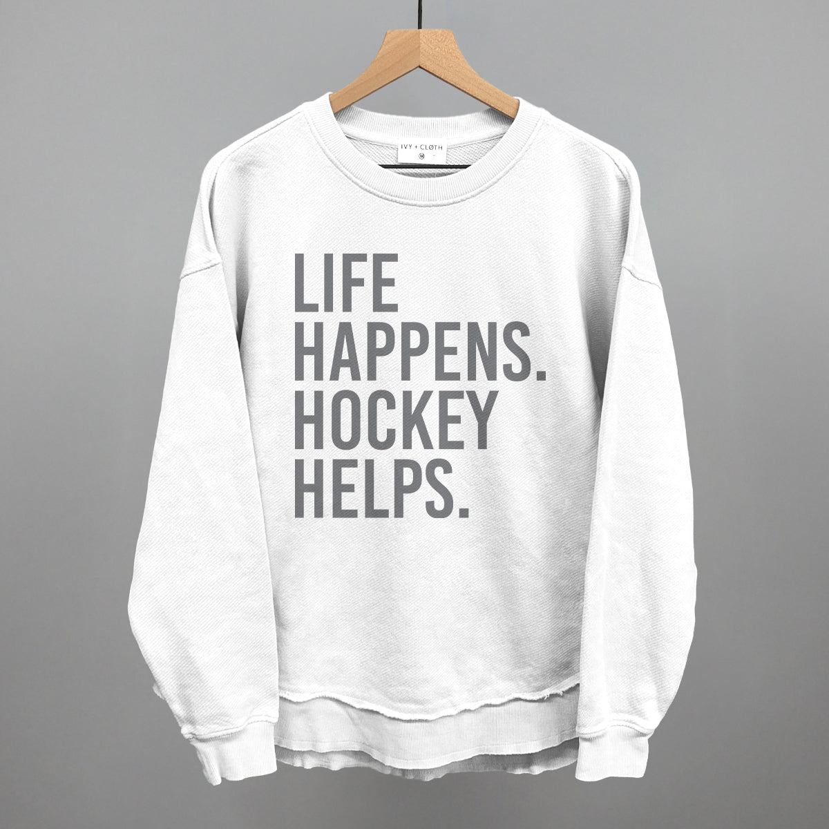 Life Happens Hockey Helps Ivy + Cloth