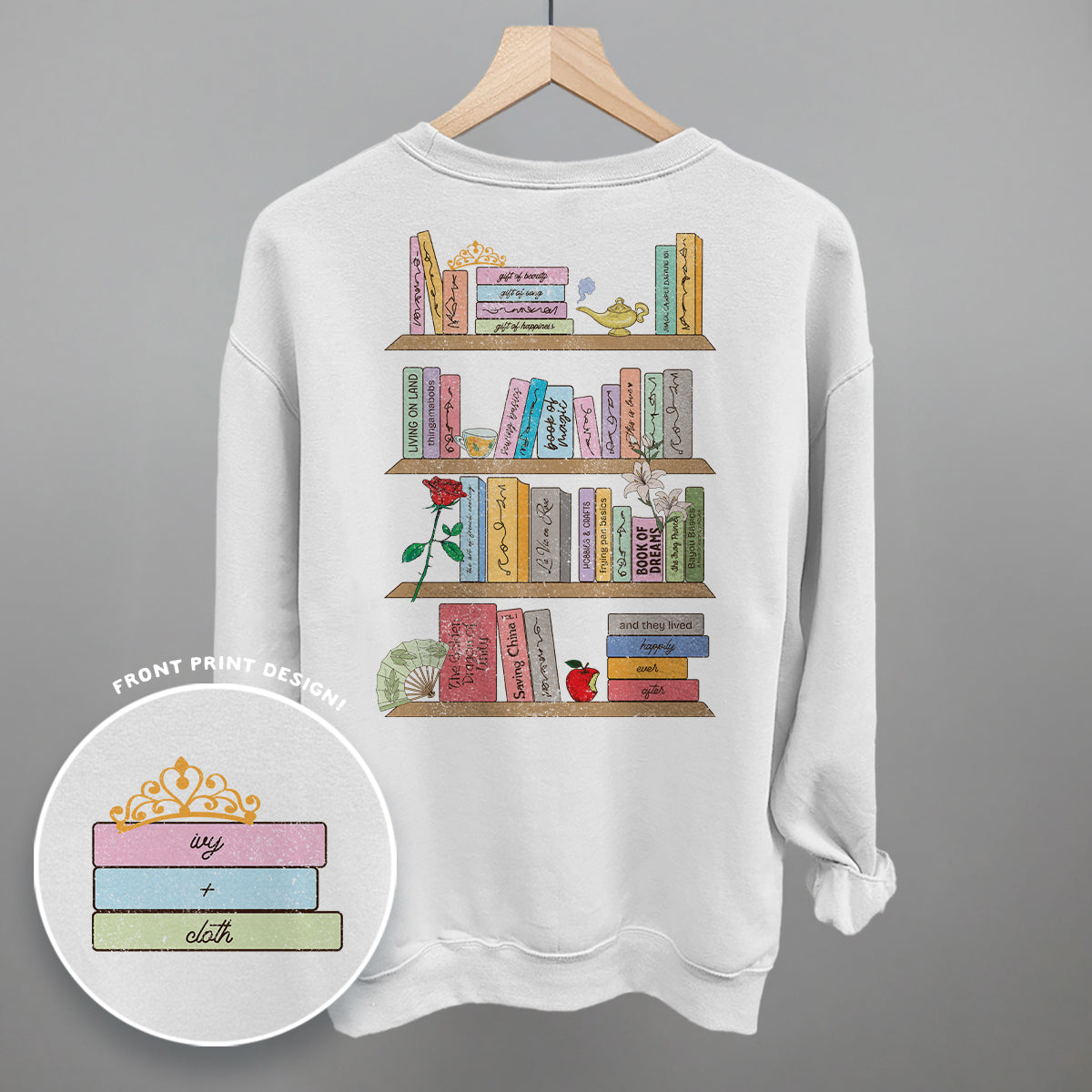 Princess Book Shelves (Back Print) Ivy + Cloth