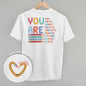 You Are (Teacher Affirmations) (Back Print) Ivy + Cloth