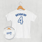 Birthday Boy Varsity #4 (Kids Back Print) Ivy + Cloth