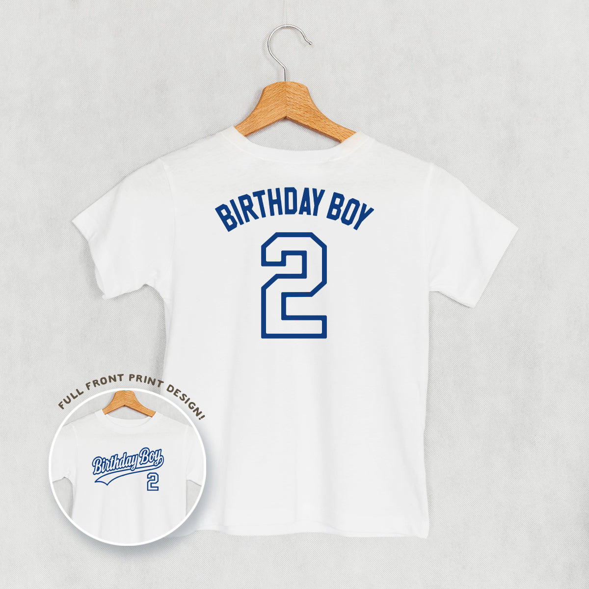 Birthday Boy Varsity #2 (Kids Back Print) Ivy + Cloth