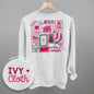 Jesus Is The Reason Pink Doodles (Back Print) Ivy + Cloth