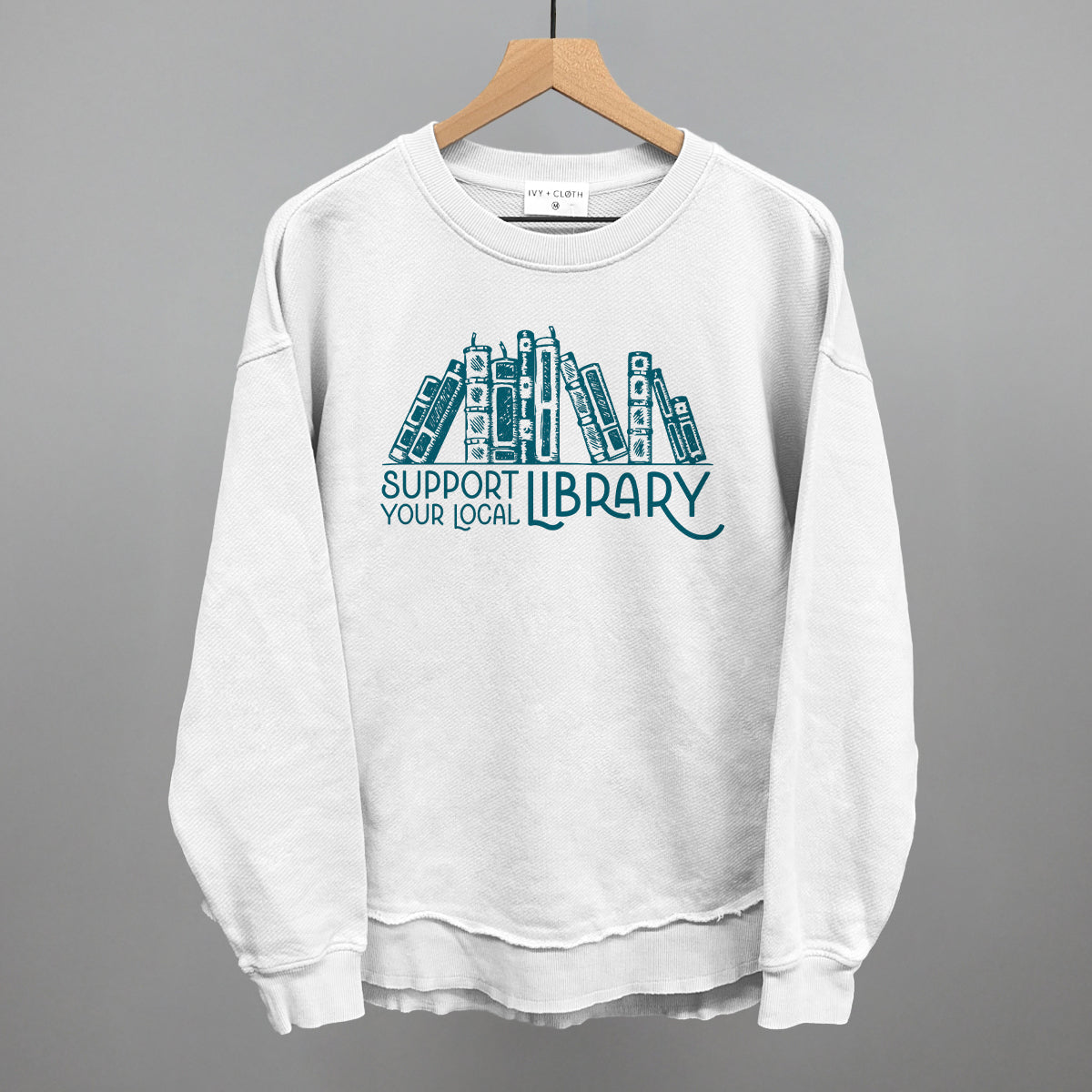Support Your Local Library Ivy + Cloth