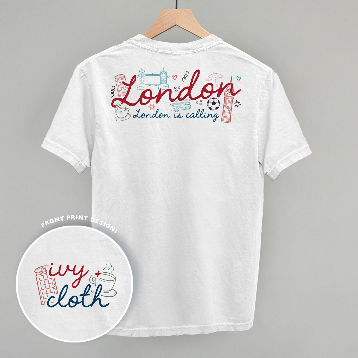 London Doodles (Back Print) Ivy + Cloth