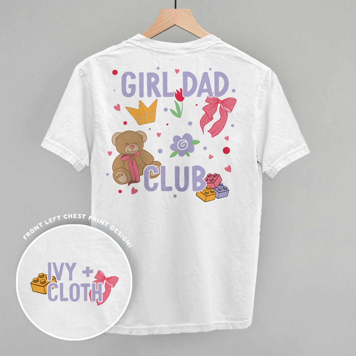 Girl Dad Club Doodles (Back Print) Ivy + Cloth