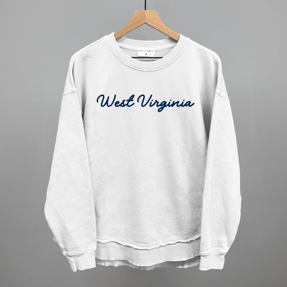 West Virginia Script Ivy + Cloth