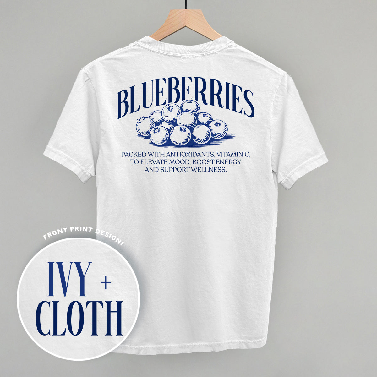 Blueberry Wellness (Back Print) Ivy + Cloth