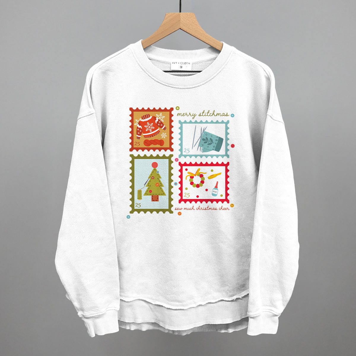 Merry Stitchmas Stamps Ivy + Cloth