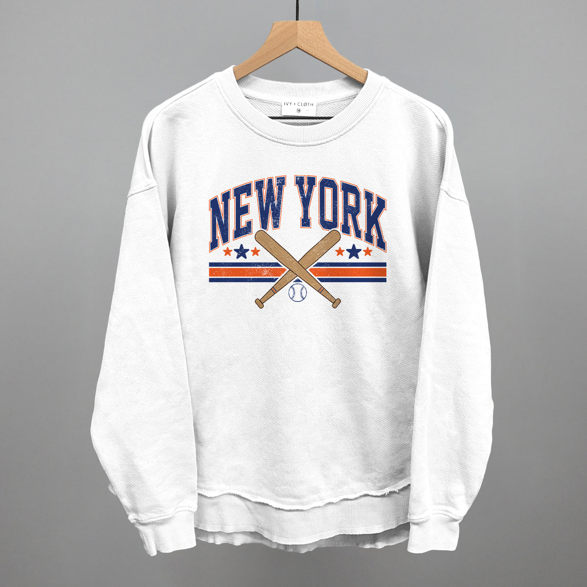 New York Baseball (Blue/Orange) Ivy + Cloth