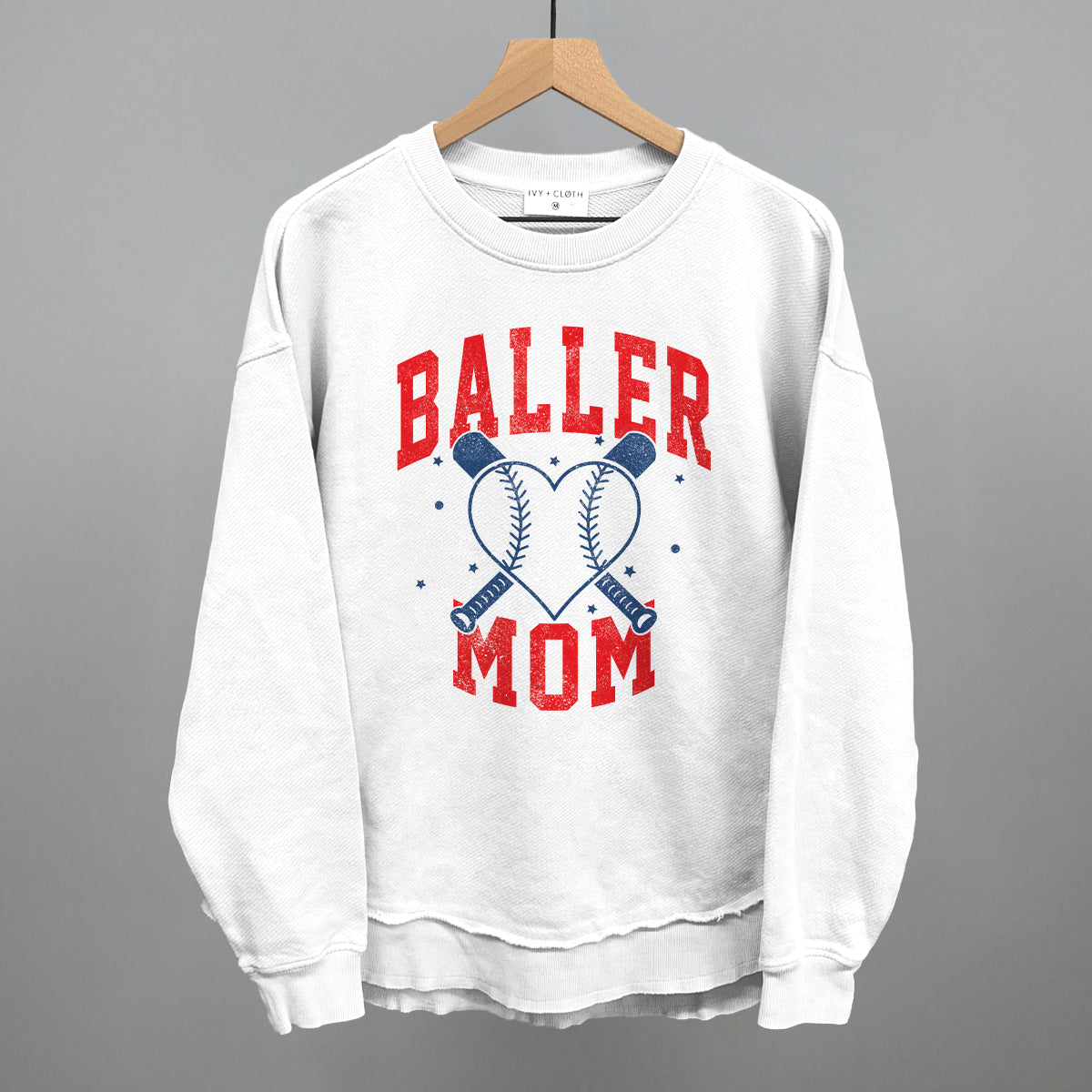 Baller Mom Baseball Ivy + Cloth