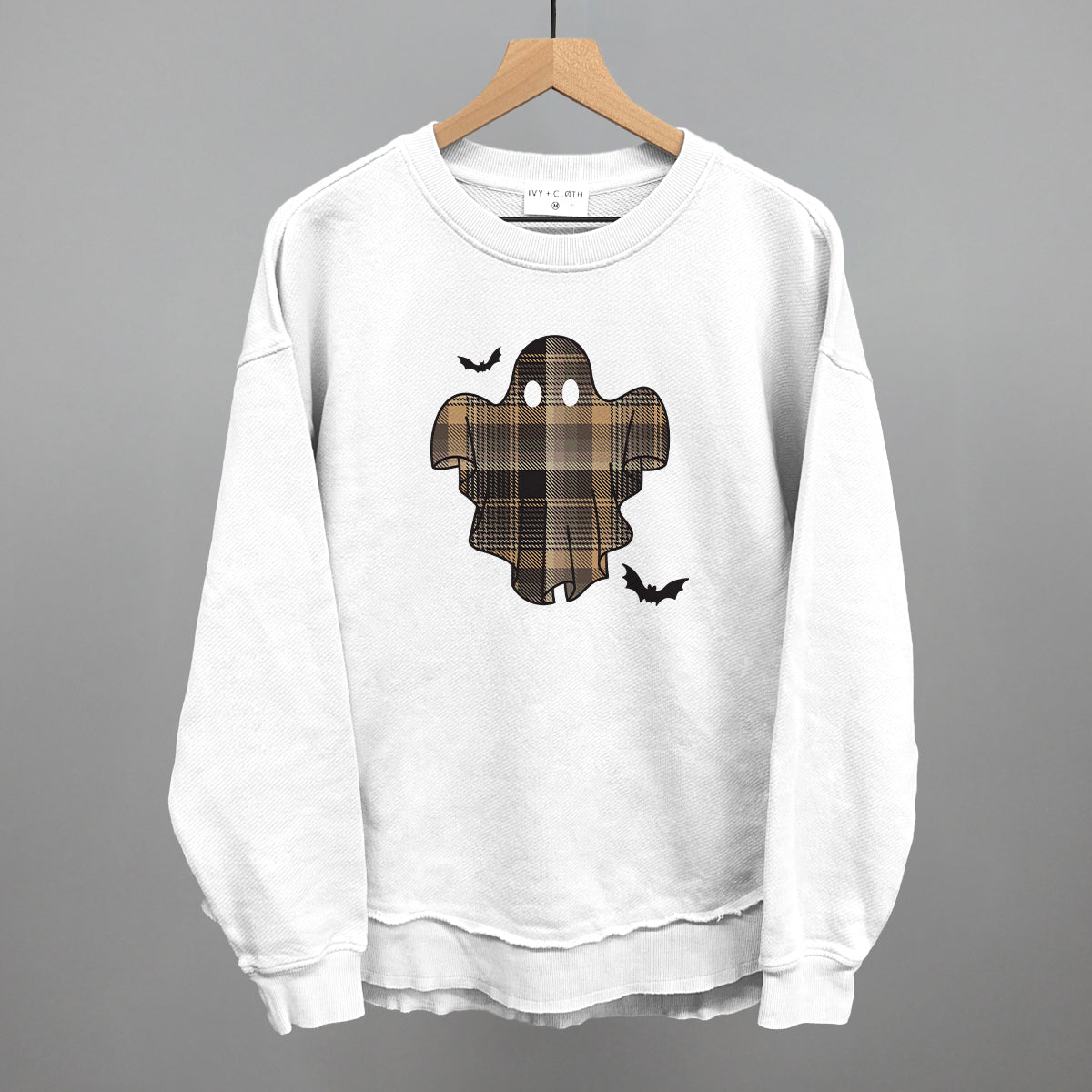 Flannel Ghost & Bats Ivy + Cloth