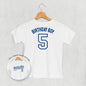 Birthday Boy Varsity #5 (Kids Back Print) Ivy + Cloth