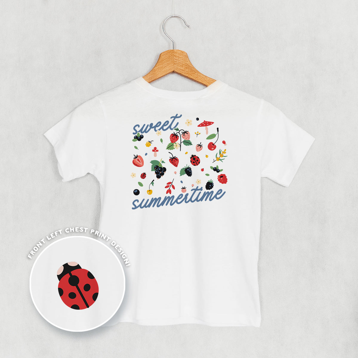 Sweet Summertime Fruits (Kids Back Print) Ivy + Cloth
