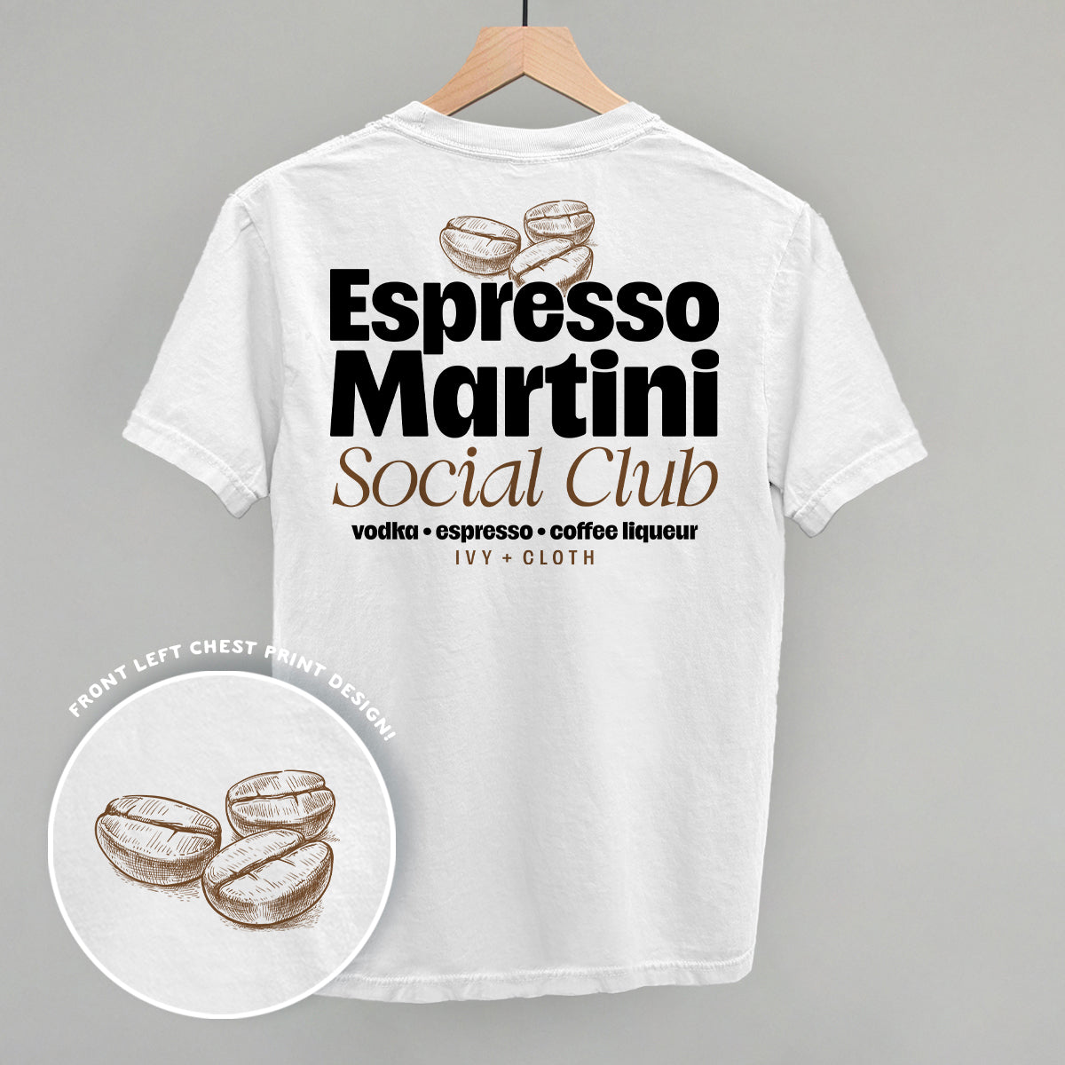Espresso Martini Social Club (Back Print) Ivy + Cloth