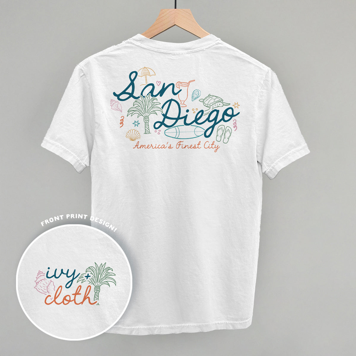 San Diego Doodles (Back Print) Ivy + Cloth