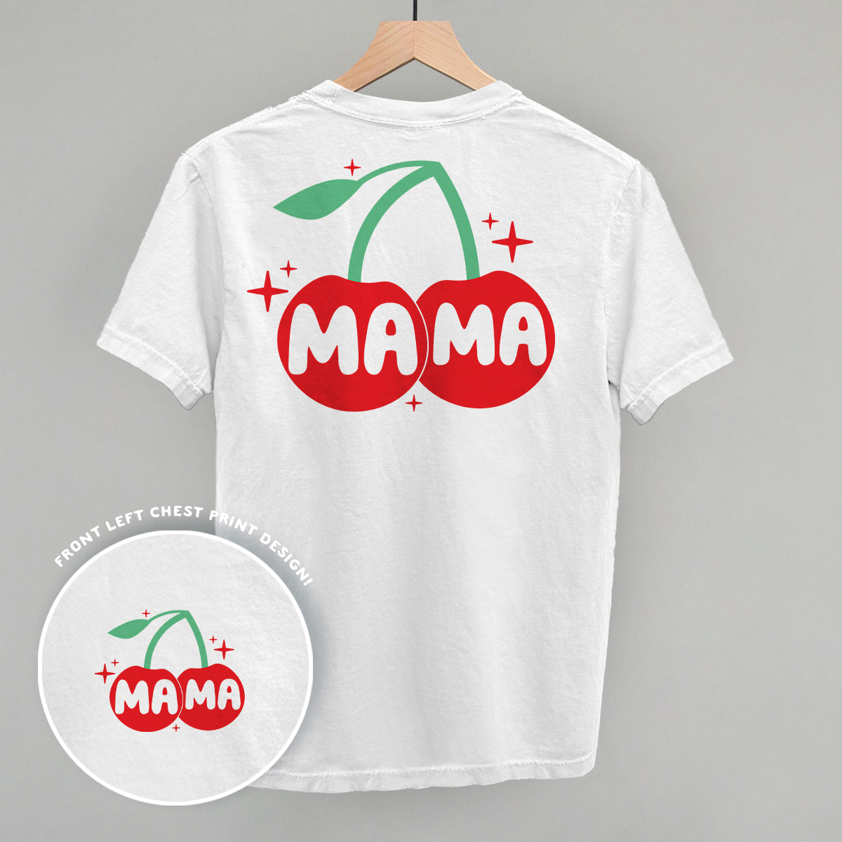 Mama Cherries + Sparkles (Back Print) Ivy + Cloth