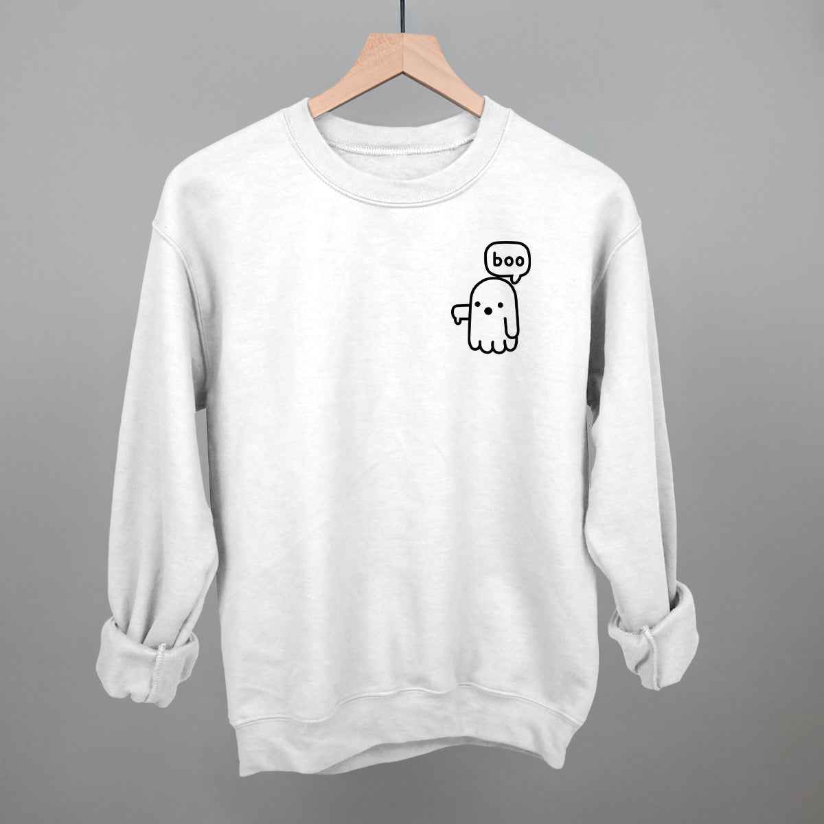 Boo Ghost (Left Chest) Ivy + Cloth