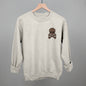 Leopard Print Skull (Left Chest) Ivy + Cloth